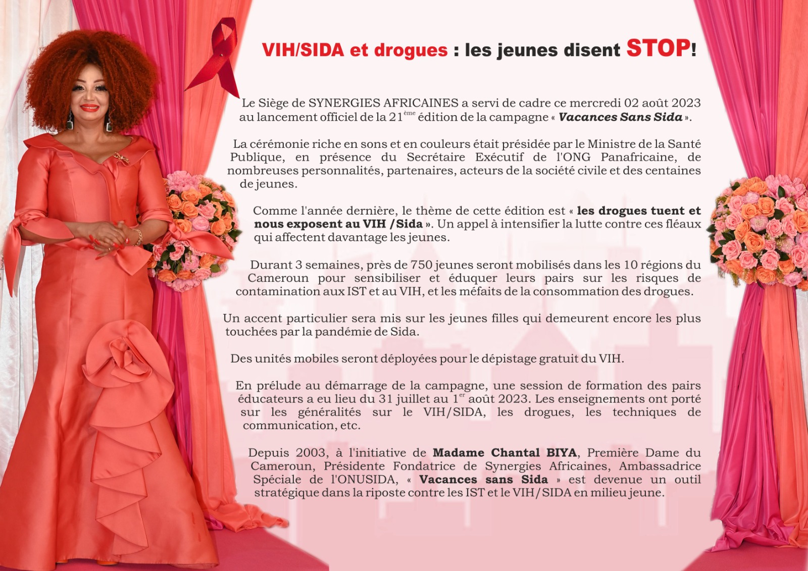 You are currently viewing VIH/SIDA et drogues : les jeunes disent STOP !