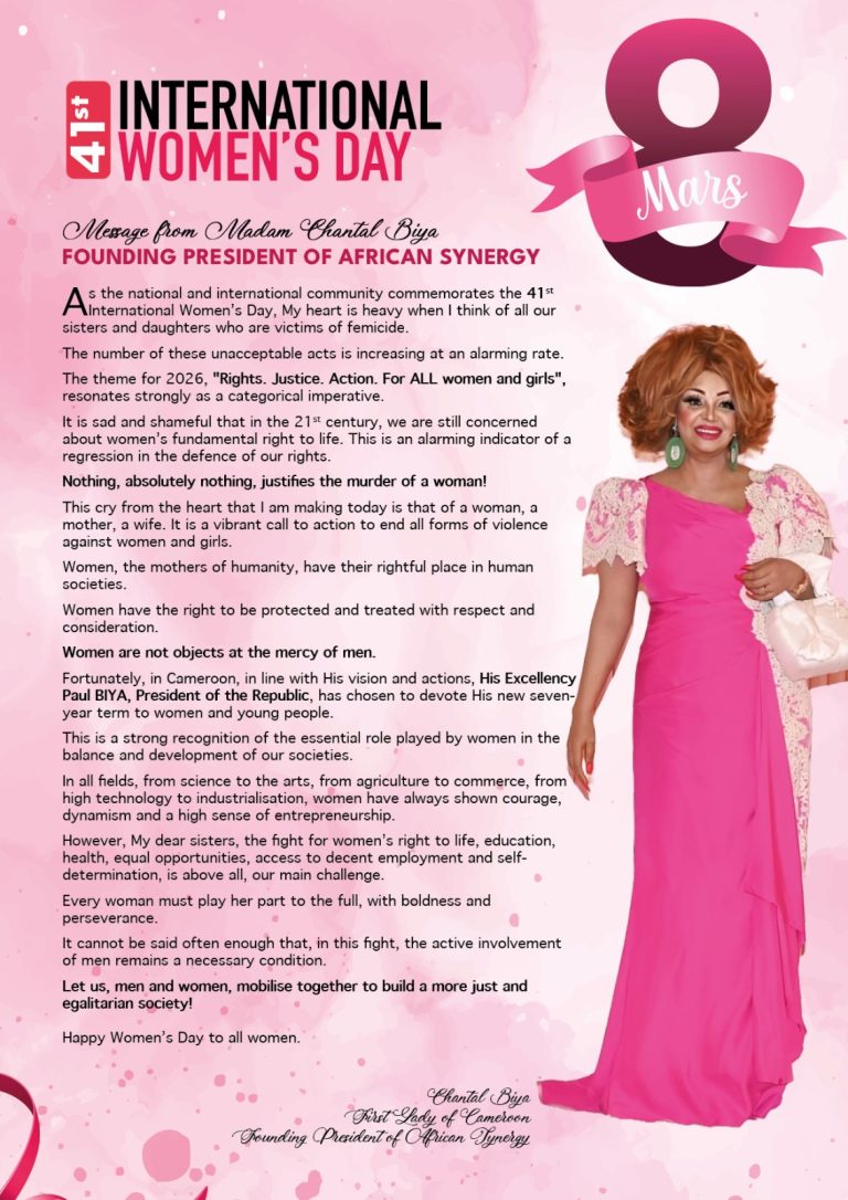 Lire la suite à propos de l’article 41st INTERNATIONAL WOMEN&rsquo;S DAY